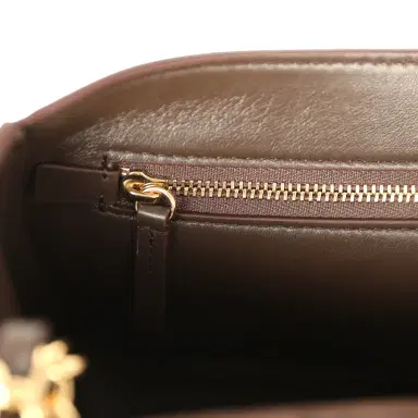 Chanel Chanel Maxi "Souplissimo" Small Flap Bag Dark Brown Suede Gold Hardware | Thumbnail 10 Chanel Chanel Maxi "Souplissimo" Small Flap Bag Dark Brown Suede Gold Hardware | Thumbnail 10