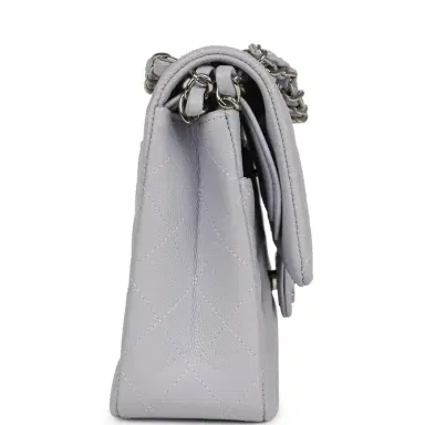 Chanel Chanel Medium Classic Double Flap Bag Light Purple Caviar Silver Hardware | Thumbnail 3 Chanel Chanel Medium Classic Double Flap Bag Light Purple Caviar Silver Hardware | Thumbnail 3