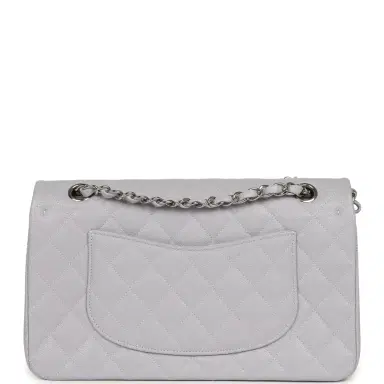 Chanel Chanel Medium Classic Double Flap Bag Light Purple Caviar Silver Hardware | Thumbnail 4 Chanel Chanel Medium Classic Double Flap Bag Light Purple Caviar Silver Hardware | Thumbnail 4