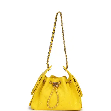 Chanel Chanel Mini 25 Hobo Bag Yellow Caviar Gold Hardware | Thumbnail 7 Chanel Chanel Mini 25 Hobo Bag Yellow Caviar Gold Hardware | Thumbnail 7