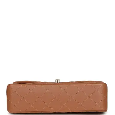Chanel Chanel Small Classic Double Flap Bag Caramel Lambskin Light Gold Hardware | Thumbnail 6 Chanel Chanel Small Classic Double Flap Bag Caramel Lambskin Light Gold Hardware | Thumbnail 6