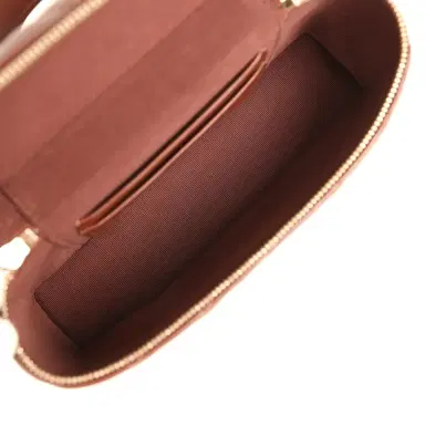 Chanel Chanel Top Handle Long Vanity Case with Chain Brown Lambskin Light Gold Hardware | Thumbnail 8 Chanel Chanel Top Handle Long Vanity Case with Chain Brown Lambskin Light Gold Hardware | Thumbnail 8