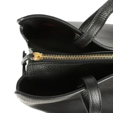 Chanel Chanel XXL "It Girl" Shopping Tote Black Grained Calfskin Gold Hardware | Thumbnail 9 Chanel Chanel XXL "It Girl" Shopping Tote Black Grained Calfskin Gold Hardware | Thumbnail 9