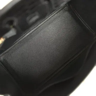 HERMÈS Hermes Birkin 25 Black Matte Alligator Gold Hardware | Thumbnail 8 HERMÈS Hermes Birkin 25 Black Matte Alligator Gold Hardware | Thumbnail 8