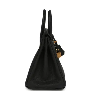 HERMÈS Hermes Birkin 25 Black Togo Gold Hardware | Thumbnail 3 HERMÈS Hermes Birkin 25 Black Togo Gold Hardware | Thumbnail 3