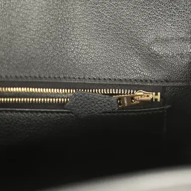 HERMÈS Hermes Birkin 25 Black Togo Gold Hardware | Thumbnail 9 HERMÈS Hermes Birkin 25 Black Togo Gold Hardware | Thumbnail 9