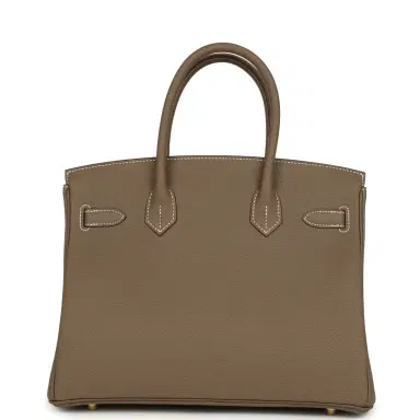 HERMÈS Hermes Birkin 30 Etoupe Togo Gold Hardware | Thumbnail 4 HERMÈS Hermes Birkin 30 Etoupe Togo Gold Hardware | Thumbnail 4