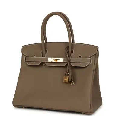 HERMÈS Hermes Birkin 30 Etoupe Togo Gold Hardware | Thumbnail 5 HERMÈS Hermes Birkin 30 Etoupe Togo Gold Hardware | Thumbnail 5