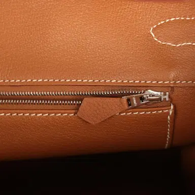HERMÈS Hermes Birkin 35 Gold Togo Palladium Hardware | Thumbnail 9 HERMÈS Hermes Birkin 35 Gold Togo Palladium Hardware | Thumbnail 9