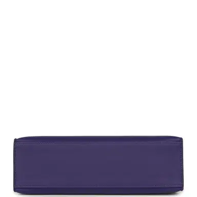 HERMÈS Hermes Kelly Pochette Purple Swift Palladium Hardware | Thumbnail 6 HERMÈS Hermes Kelly Pochette Purple Swift Palladium Hardware | Thumbnail 6