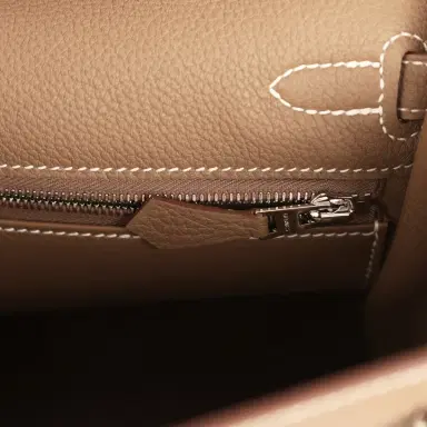 HERMÈS Hermes Kelly Retourne 25 Etoupe Togo Palladium Hardware | Thumbnail 9 HERMÈS Hermes Kelly Retourne 25 Etoupe Togo Palladium Hardware | Thumbnail 9