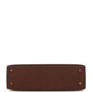 HERMÈS Hermes Kelly Sellier 20 Tri-color Terre, Ebene, Craie Epsom Gold Hardware | Thumbnail 6 HERMÈS Hermes Kelly Sellier 20 Tri-color Terre, Ebene, Craie Epsom Gold Hardware | Thumbnail 6