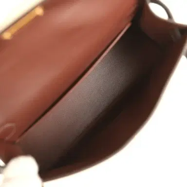 HERMÈS Hermes Kelly Sellier 20 Tri-color Terre, Ebene, Craie Epsom Gold Hardware | Thumbnail 8 HERMÈS Hermes Kelly Sellier 20 Tri-color Terre, Ebene, Craie Epsom Gold Hardware | Thumbnail 8