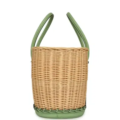 HERMÈS Hermes Picnic Garden Party 36 Vert Criquet Swift and Natural Osier Wicker | Thumbnail 3 HERMÈS Hermes Picnic Garden Party 36 Vert Criquet Swift and Natural Osier Wicker | Thumbnail 3