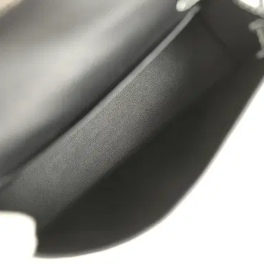 HERMÈS Hermes Special Order (HSS) Kelly Sellier 20 Black Matte Alligator Palladium Hardware | Thumbnail 8 HERMÈS Hermes Special Order (HSS) Kelly Sellier 20 Black Matte Alligator Palladium Hardware | Thumbnail 8