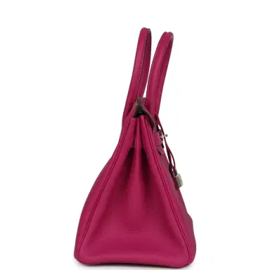 HERMÈS Pre-owned Hermes Birkin 30 Rose Poupre Togo Palladium Hardware | Thumbnail 3 HERMÈS Pre-owned Hermes Birkin 30 Rose Poupre Togo Palladium Hardware | Thumbnail 3