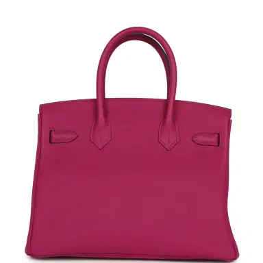 HERMÈS Pre-owned Hermes Birkin 30 Rose Poupre Togo Palladium Hardware | Thumbnail 4 HERMÈS Pre-owned Hermes Birkin 30 Rose Poupre Togo Palladium Hardware | Thumbnail 4