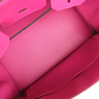 HERMÈS Pre-owned Hermes Birkin 30 Rose Poupre Togo Palladium Hardware | Thumbnail 8 HERMÈS Pre-owned Hermes Birkin 30 Rose Poupre Togo Palladium Hardware | Thumbnail 8