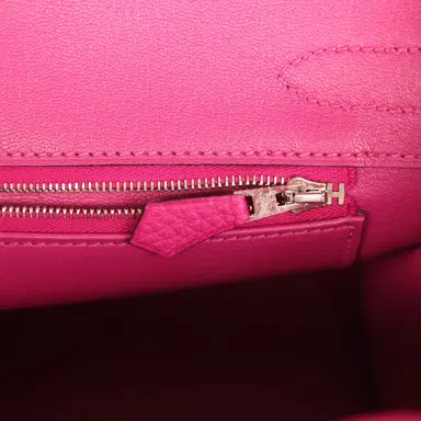 HERMÈS Pre-owned Hermes Birkin 30 Rose Poupre Togo Palladium Hardware | Thumbnail 9 HERMÈS Pre-owned Hermes Birkin 30 Rose Poupre Togo Palladium Hardware | Thumbnail 9