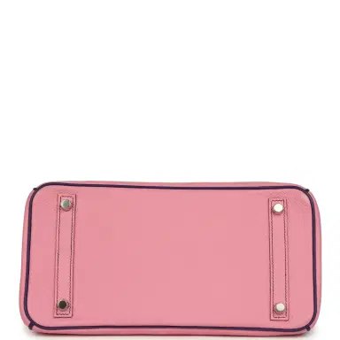 HERMÈS Pre-owned Hermes Special Order (HSS) Birkin 30 Bubblegum Pink, Iris Togo Palladium Hardware | Thumbnail 6 HERMÈS Pre-owned Hermes Special Order (HSS) Birkin 30 Bubblegum Pink, Iris Togo Palladium Hardware | Thumbnail 6