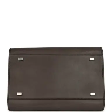 The Row The Row Soft Margaux 10 Bag Mid Grey Saddle Leather Silver Hardware | Thumbnail 6 The Row The Row Soft Margaux 10 Bag Mid Grey Saddle Leather Silver Hardware | Thumbnail 6