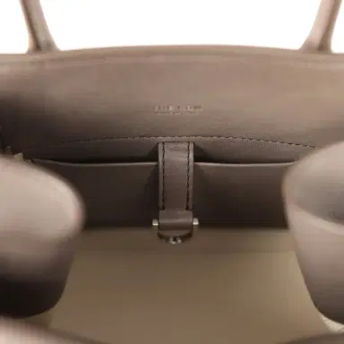 The Row The Row Soft Margaux 10 Bag Mid Grey Saddle Leather Silver Hardware | Thumbnail 10 The Row The Row Soft Margaux 10 Bag Mid Grey Saddle Leather Silver Hardware | Thumbnail 10
