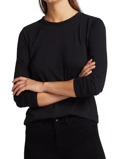 rag & bone Women's Long-Sleeve Top - Black | Thumbnail 3 rag & bone Women's Long-Sleeve Top - Black | Thumbnail 3