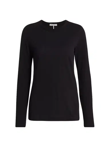 rag & bone Women's Long-Sleeve Top - Black | Thumbnail 1 rag & bone Women's Long-Sleeve Top - Black | Thumbnail 1