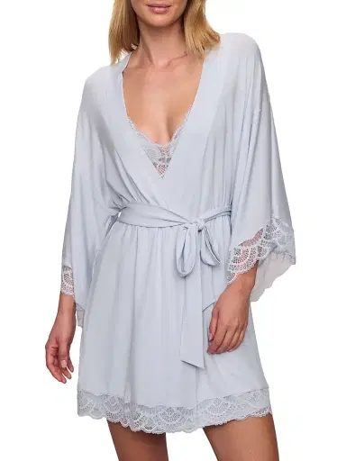 Eberjey Women's Mariana Modal Lace-Trim Robe | Thumbnail 3 Eberjey Women's Mariana Modal Lace-Trim Robe | Thumbnail 3