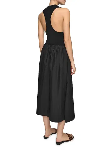Rebecca Minkoff Women's Belle Combo Tank Midi-Dress | Thumbnail 3 Rebecca Minkoff Women's Belle Combo Tank Midi-Dress | Thumbnail 3