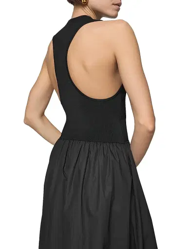 Rebecca Minkoff Women's Belle Combo Tank Midi-Dress | Thumbnail 4 Rebecca Minkoff Women's Belle Combo Tank Midi-Dress | Thumbnail 4