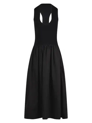 Rebecca Minkoff Women's Belle Combo Tank Midi-Dress | Thumbnail 1 Rebecca Minkoff Women's Belle Combo Tank Midi-Dress | Thumbnail 1