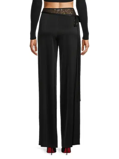 Jason Wu Women's Lace & Crepe-Back Satin Wide-Leg Pants | Thumbnail 5 Jason Wu Women's Lace & Crepe-Back Satin Wide-Leg Pants | Thumbnail 5