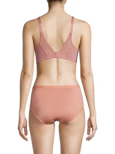 Le Mystere Women's Second Skin Back Smoother Bra - Pink Quartz - Size 32D | Thumbnail 5 Le Mystere Women's Second Skin Back Smoother Bra - Pink Quartz - Size 32D | Thumbnail 5