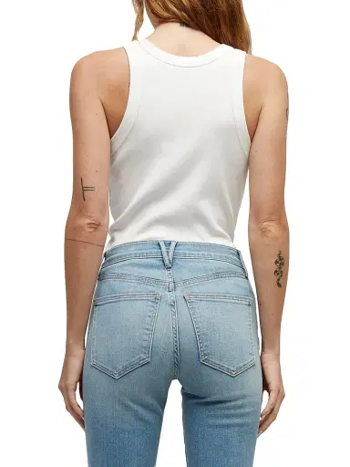 Veronica Beard Women's Birke Cotton-Blend Tank - White | Thumbnail 5 Veronica Beard Women's Birke Cotton-Blend Tank - White | Thumbnail 5