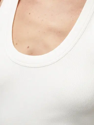 Veronica Beard Women's Birke Cotton-Blend Tank - White | Thumbnail 6 Veronica Beard Women's Birke Cotton-Blend Tank - White | Thumbnail 6