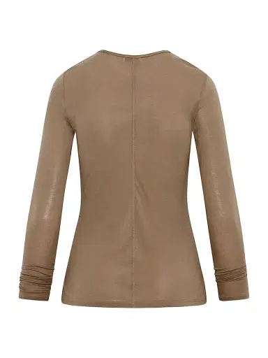 Artemis Diciero Women's Dasha Long-Sleeve Top - Olive - Size Small | Thumbnail 3 Artemis Diciero Women's Dasha Long-Sleeve Top - Olive - Size Small | Thumbnail 3