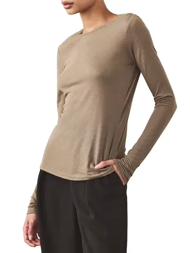Artemis Diciero Women's Dasha Long-Sleeve Top - Olive - Size Small | Thumbnail 5 Artemis Diciero Women's Dasha Long-Sleeve Top - Olive - Size Small | Thumbnail 5