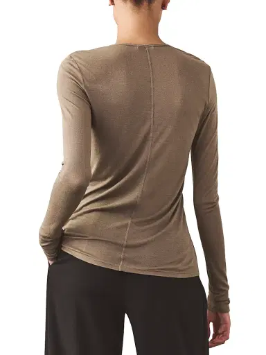 Artemis Diciero Women's Dasha Long-Sleeve Top - Olive - Size Small | Thumbnail 6 Artemis Diciero Women's Dasha Long-Sleeve Top - Olive - Size Small | Thumbnail 6