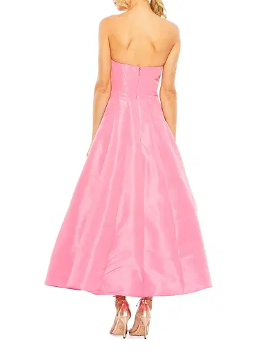 Mac Duggal Women's Cocktail Bow Strapless Ballgown - Candy Pink - Size 0 | Thumbnail 3 Mac Duggal Women's Cocktail Bow Strapless Ballgown - Candy Pink - Size 0 | Thumbnail 3
