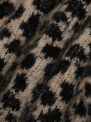 Mother Women's Itsy Leopard Print Crop Sweater - Spotted At The Front Row | Thumbnail 7 Mother Women's Itsy Leopard Print Crop Sweater - Spotted At The Front Row | Thumbnail 7