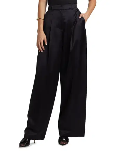 A.L.C. Women's Ryder High-Rise Straight-Leg Pants - Deep Navy | Thumbnail 3 A.L.C. Women's Ryder High-Rise Straight-Leg Pants - Deep Navy | Thumbnail 3