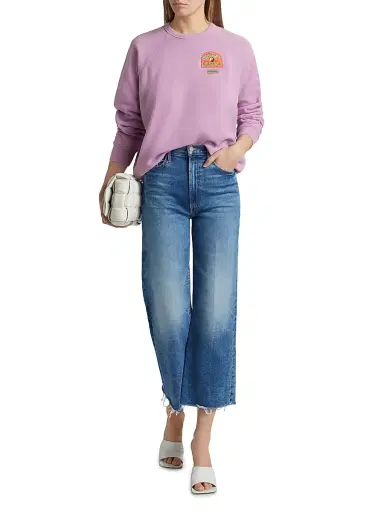 Mother Women's The Biggie Concert Crewneck Sweatshirt - Surfs | Thumbnail 2 Mother Women's The Biggie Concert Crewneck Sweatshirt - Surfs | Thumbnail 2