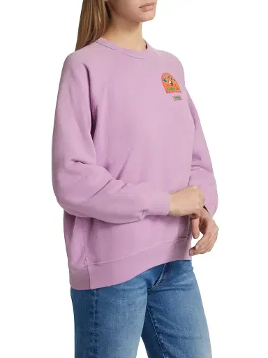 Mother Women's The Biggie Concert Crewneck Sweatshirt - Surfs | Thumbnail 4 Mother Women's The Biggie Concert Crewneck Sweatshirt - Surfs | Thumbnail 4