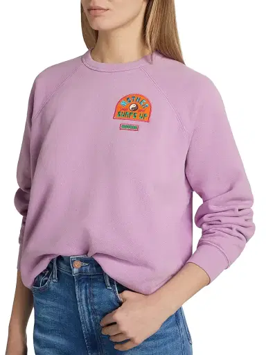 Mother Women's The Biggie Concert Crewneck Sweatshirt - Surfs | Thumbnail 6 Mother Women's The Biggie Concert Crewneck Sweatshirt - Surfs | Thumbnail 6