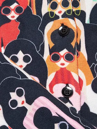 ALICE + OLIVIA Women's Ruthy Stace Face Cardigan | Thumbnail 7 ALICE + OLIVIA Women's Ruthy Stace Face Cardigan | Thumbnail 7