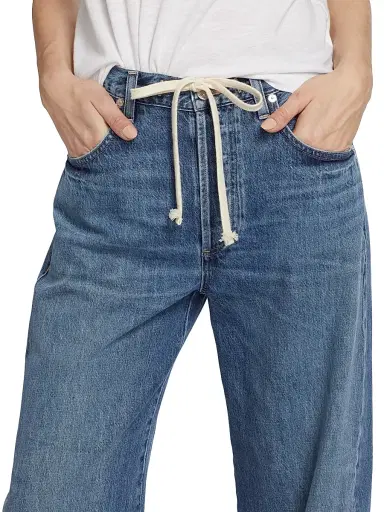 Citizens of Humanity Women's Brynn Drawstring Wide-Leg Jeans - Atlantis | Thumbnail 6 Citizens of Humanity Women's Brynn Drawstring Wide-Leg Jeans - Atlantis | Thumbnail 6