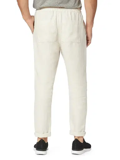 Joe's Jeans Men's Drawstring Linen Pants - White Sands | Thumbnail 5 Joe's Jeans Men's Drawstring Linen Pants - White Sands | Thumbnail 5
