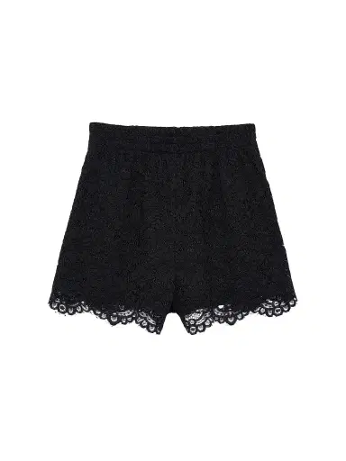Anine Bing Women's Kam Lace Shorts - Black - Size XS | Thumbnail 1 Anine Bing Women's Kam Lace Shorts - Black - Size XS | Thumbnail 1