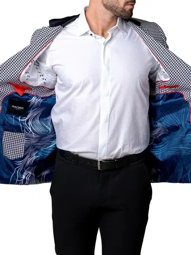 Maceoo Men's Blazer Socrate Evo Glitz | Thumbnail 3 Maceoo Men's Blazer Socrate Evo Glitz | Thumbnail 3